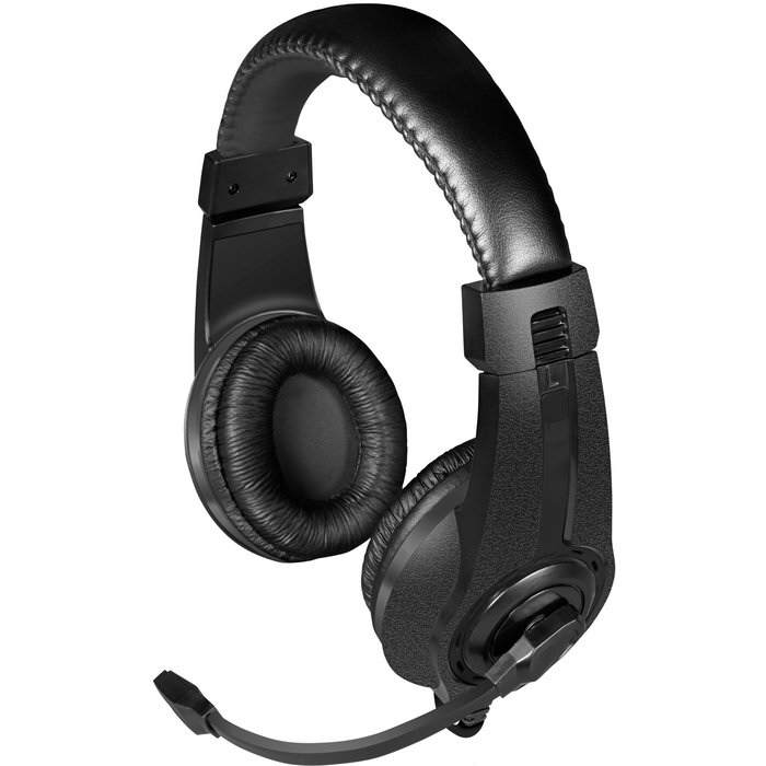 Speedlink Auriculares Gaming LEGATOS con Micrófono para PC/PS5/PS4/Xbox/Switch, Diadema Ajustable, Conexión 3.5mm, Negro