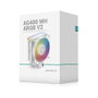 Deepcool Refrigerador CPU multizócalo AG400 ARGB V2 Blanco R-AG400-WHAMMN-GJD