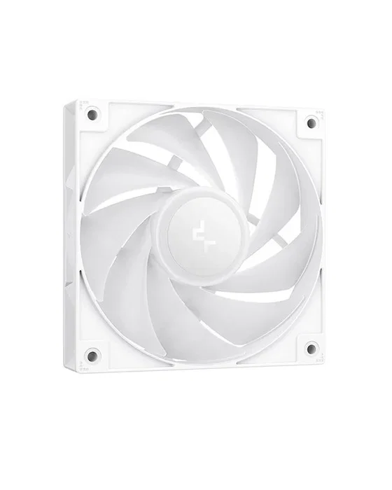 DeepCool AG400 ARGB WH Blanco - Refrigerador de CPU 120mm PWM con 4 Tubos de Calor, Soporte Hidráulico para Intel LGA1851/1700/1200/1151 y AMD AM5/AM4 - 1 Pieza
