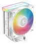 DeepCool AG400 ARGB WH Blanco - Refrigerador de CPU 120mm PWM con 4 Tubos de Calor, Soporte Hidráulico para Intel LGA1851/1700/1200/1151 y AMD AM5/AM4 - 1 Pieza