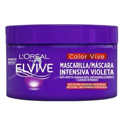 L'Oréal Paris ELVIVE COLOR-VIVE VIOLETA Mascarilla Intensiva 250 ml