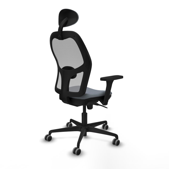 PIQUERAS Y CRESPO Silla de oficina Jorquera Gris con Mecanismo Sincro