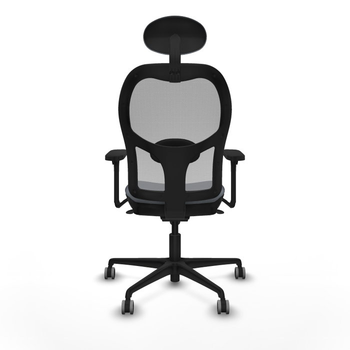 PIQUERAS Y CRESPO Silla de oficina Jorquera Gris con Mecanismo Sincro