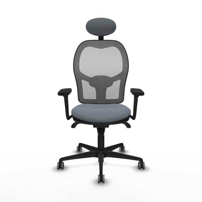 PIQUERAS Y CRESPO Silla de oficina Jorquera Gris con Mecanismo Sincro