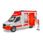 Bruder MB Sprinter Ambulanz con Conductor (Naranja/Blanco)