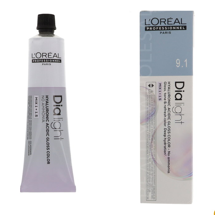 L'Oréal Dia Light 9.1 Rubio Muy Claro Ceniza 60ml L'Oréal Dia Light 9.1 Rubio Muy Claro Ceniza 60ml