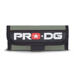Pro-Dg Estuche Enrollable Roller Khaki para 40 Lápices/Rotuladores, Cierre Velcro, Verde Militar PVC/Poliéster