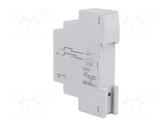FINDER Relé de tiempo Serie 80, SPDT, 24-240V AC/DC