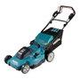 Makita DLM539PT2 Cortacésped a Batería 36V, Ancho de Corte 53.4 cm, para Césped de 500-1000 m², con Bolsa Recolectora 70L y Función Mulching