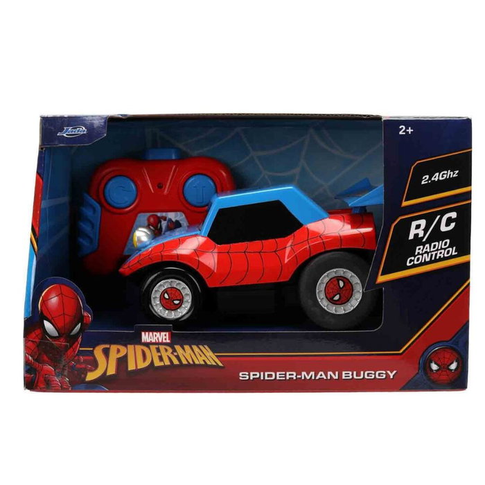 Simba 9336980314R00 RC Spiderman Buggy Coche Teledirigido 1:32 Marvel Control 2.4 GHz Edad +2 Años