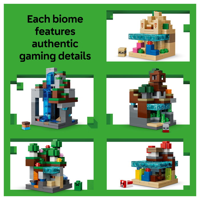 LEGO Minecraft Mini Biomes 21589 LEGO Minecraft Mini Biomes 21589