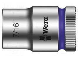 WERA Vaso de 6 ángulos HEX 7/16 de 3/8 pulgadas y 29 mm