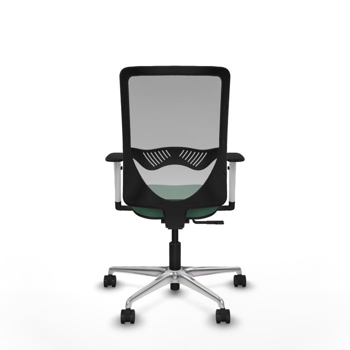 PIQUERAS Y CRESPO Silla de oficina Zulema con mecanismo Sincro, Verde esmeralda y Gris PIQUERAS Y CRESPO Silla de oficina Zulema con mecanismo Sincro, Verde esmeralda y Gris