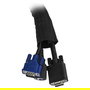 StarTech Manga de Gestión de Cables 2m - Pasacables, Envoltura Espiral Expandible 25mm, Negro, Nylon/Poliéster, Protector de Cables