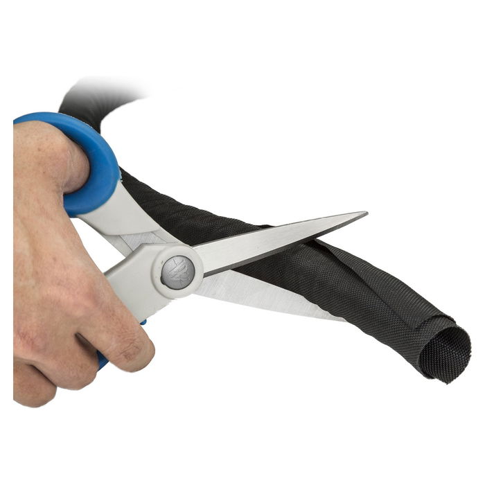 StarTech Manga de Gestión de Cables 2m - Pasacables, Envoltura Espiral Expandible 25mm, Negro, Nylon/Poliéster, Protector de Cables