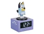 Wondee Despertador Bluey Icon con Luces y Canción - Figurita, Luz Nocturna y Función de Alarma, 15.6 cm, para Niños