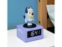 Wondee Despertador Bluey Icon con Luces y Canción - Figurita, Luz Nocturna y Función de Alarma, 15.6 cm, para Niños