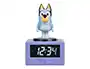 Wondee Despertador Bluey Icon con Luces y Canción - Figurita, Luz Nocturna y Función de Alarma, 15.6 cm, para Niños