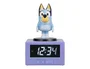 Wondee Despertador Bluey Icon con Luces y Canción - Figurita, Luz Nocturna y Función de Alarma, 15.6 cm, para Niños