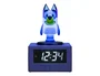 Wondee Despertador Bluey Icon con Luces y Canción - Figurita, Luz Nocturna y Función de Alarma, 15.6 cm, para Niños