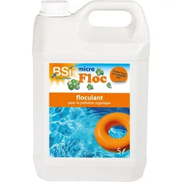 BSI Floculante para piscinas Micro Floc 5L - Potente clarificador de agua que optimiza la filtración
