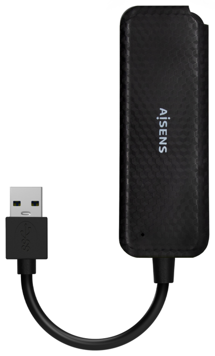 Aisens Hub USB 3.0 A106-0713 4 Puertos Negro 15cm Aisens Hub USB 3.0 A106-0713 4 Puertos Negro 15cm