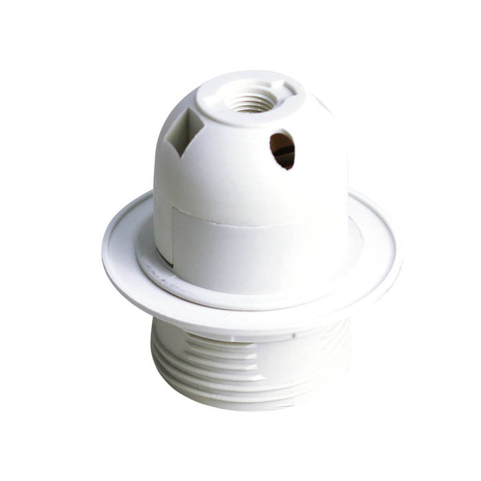 GSC Evolution Portalamparas Termoplastico + Arandela E27 Blanco GSC Evolution Portalamparas Termoplastico + Arandela E27 Blanco