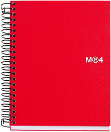 Bloc Miquelrius The Original Notebook 4 Micro.Tapa Pp A7 100H 70G Cuadric.5X5 Rojo (Set de 5)