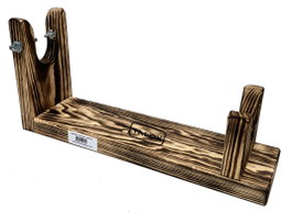 TALOX Jamonero Artesano Andaluz de Madera de Pino 52x14 cm