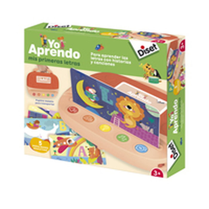 Diset Juego Educativo Yo Aprendo las Letras - Maletín con Sonido y 14 Láminas
