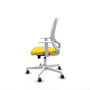 PIQUERAS Y CRESPO Silla de oficina Cilanco Amarillo y Blanco
