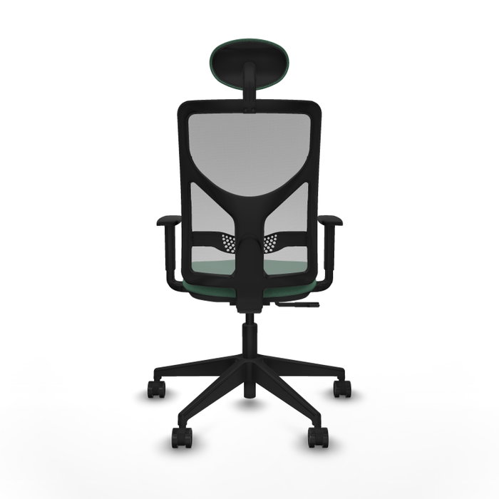 PIQUERAS Y CRESPO Silla de oficina Motilla con mecanismo Sincro Verde esmeralda y Gris PIQUERAS Y CRESPO Silla de oficina Motilla con mecanismo Sincro Verde esmeralda y Gris