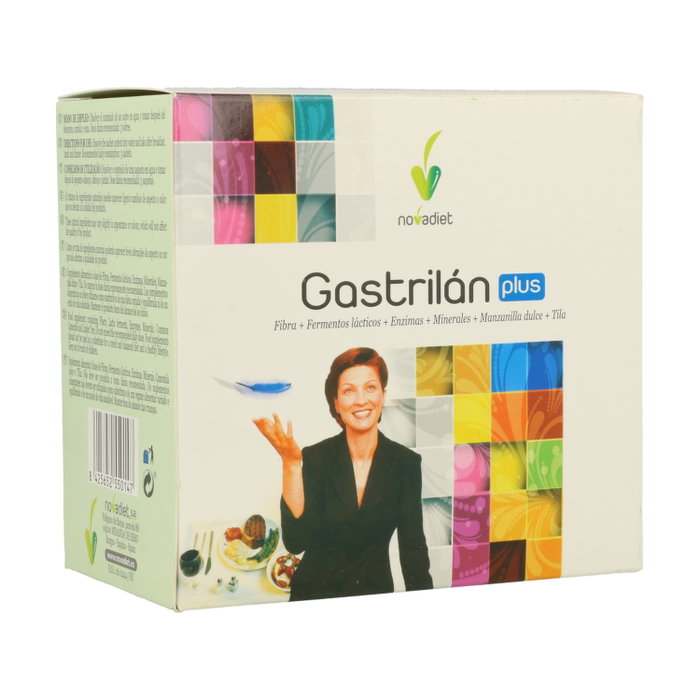 Nova Diet Gastrilan Plus 20 sobres - Suplemento digestivo con papaína y bromelaína Nova Diet Gastrilan Plus 20 sobres - Suplemento digestivo con papaína y bromelaína