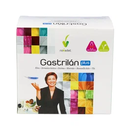 NOVADIET Gastrilan Plus 20 Sobres - Soporte Digestivo con Piña, Fermentos Lácticos y Enzimas para el Bienestar Intestinal