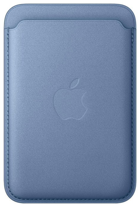 Apple iPhone FineWoven Wallet with MagSafe Wildflower Blue Apple iPhone FineWoven Wallet with MagSafe Wildflower Blue