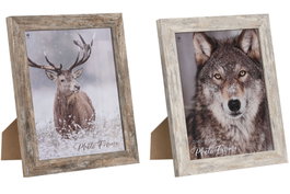 DKD Home Decor Marco Foto 20x25 cm Blanco y Natural Estilo Scandi 29.6 x 24.6 cm