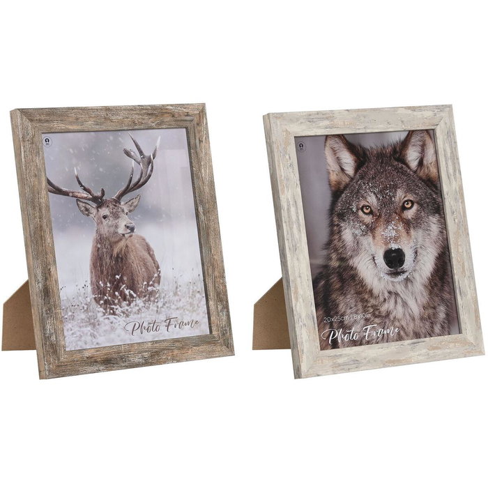 DKD Home Decor Marco Foto 20x25 cm Blanco y Natural Estilo Scandi 29.6 x 24.6 cm DKD Home Decor Marco Foto 20x25 cm Blanco y Natural Estilo Scandi 29.6 x 24.6 cm