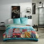 Today Juego de cama JAVA Estampado Tokio Azul 240x220 cm
