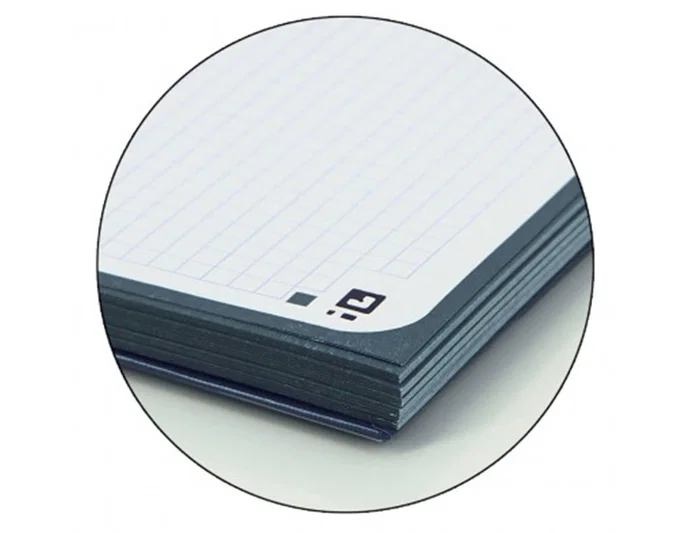 Oxford Recambio Color 1 Din A4+ 80 Hojas 90 Gr Cuadro 5 mm 4 Taladros Negro