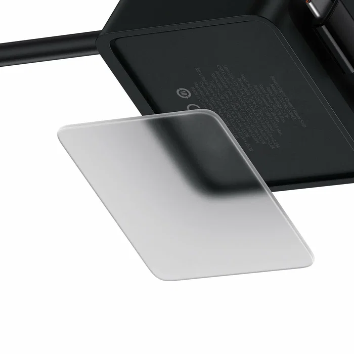 Baseus PowerCombo - Multiconector de enchufe con 2 tomas, 1 USB-A y 1 USB-C, carga rápida 65W, protección, cable 0.8m, color negro