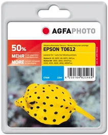 Agfa Photo Cartucho de tinta cian APET061CD T0612 420 páginas