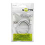 Goobay Cable Lightning a USB A de 1 m, Blanco (MFi Certificado)