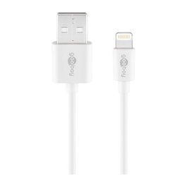 Goobay Cable Lightning a USB 1m Blanco Certificado MFI