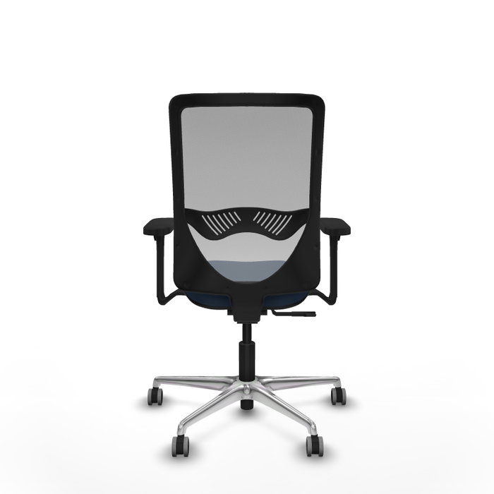 PIQUERAS Y CRESPO Silla de oficina Zulema con mecanismo Sincro, Azul marino y Gris PIQUERAS Y CRESPO Silla de oficina Zulema con mecanismo Sincro, Azul marino y Gris