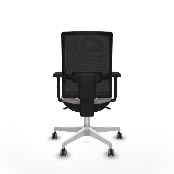 PIQUERAS Y CRESPO Silla de oficina Horna con mecanismo Sincro, Blanco y Negro PIQUERAS Y CRESPO Silla de oficina Horna con mecanismo Sincro, Blanco y Negro