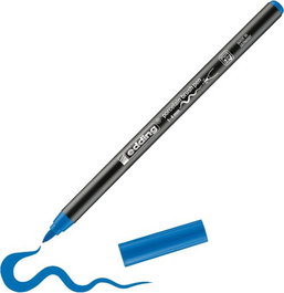 EDDING 4200 Rotulador Azul Claro 010 Punta de Pincel Pack de 10