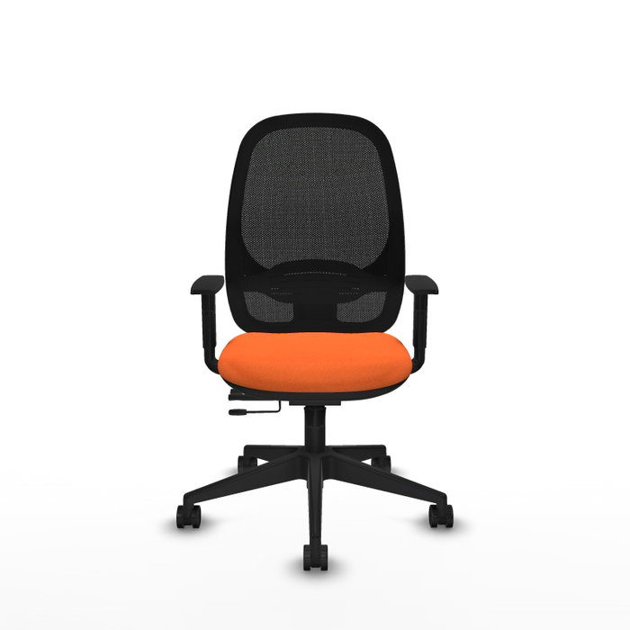 PIQUERAS Y CRESPO Silla de oficina Cilanco Naranja y Negro PIQUERAS Y CRESPO Silla de oficina Cilanco Naranja y Negro