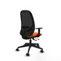 PIQUERAS Y CRESPO Silla de oficina Cilanco Naranja y Negro