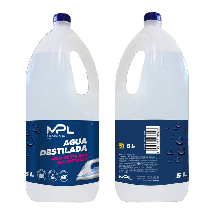Agua destilada bidón 5 L Agua destilada bidón 5 L