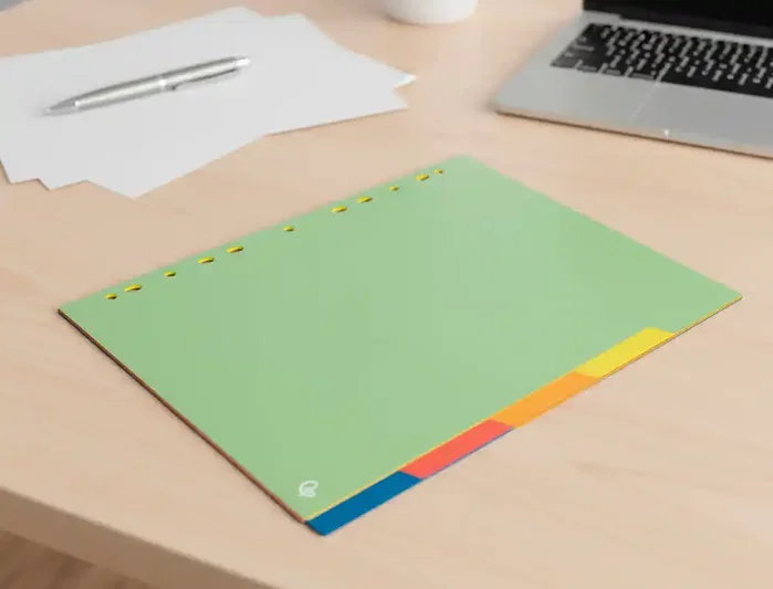 Liderpapel Juego de 5 Separadores A4 Multitaladro 500 Micras